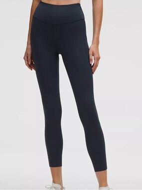 NWT Lululemon Fast and Free High-Rise Tight 25” Pockets - True Navy